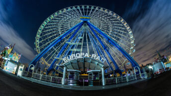 Köln: Osterkirmes bei Nacht