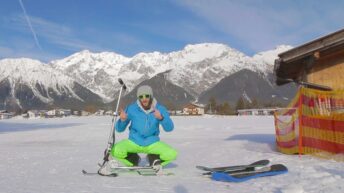 SKATEN im SCHNEE wie Fabian Dörig in Österreich 🇦🇹