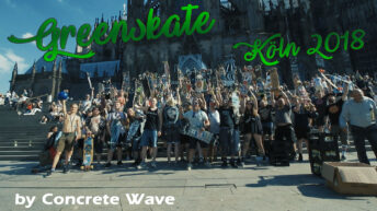 GREENSKATE KÖLN 2018 - Auf dem Longboard ohne zu pushen..