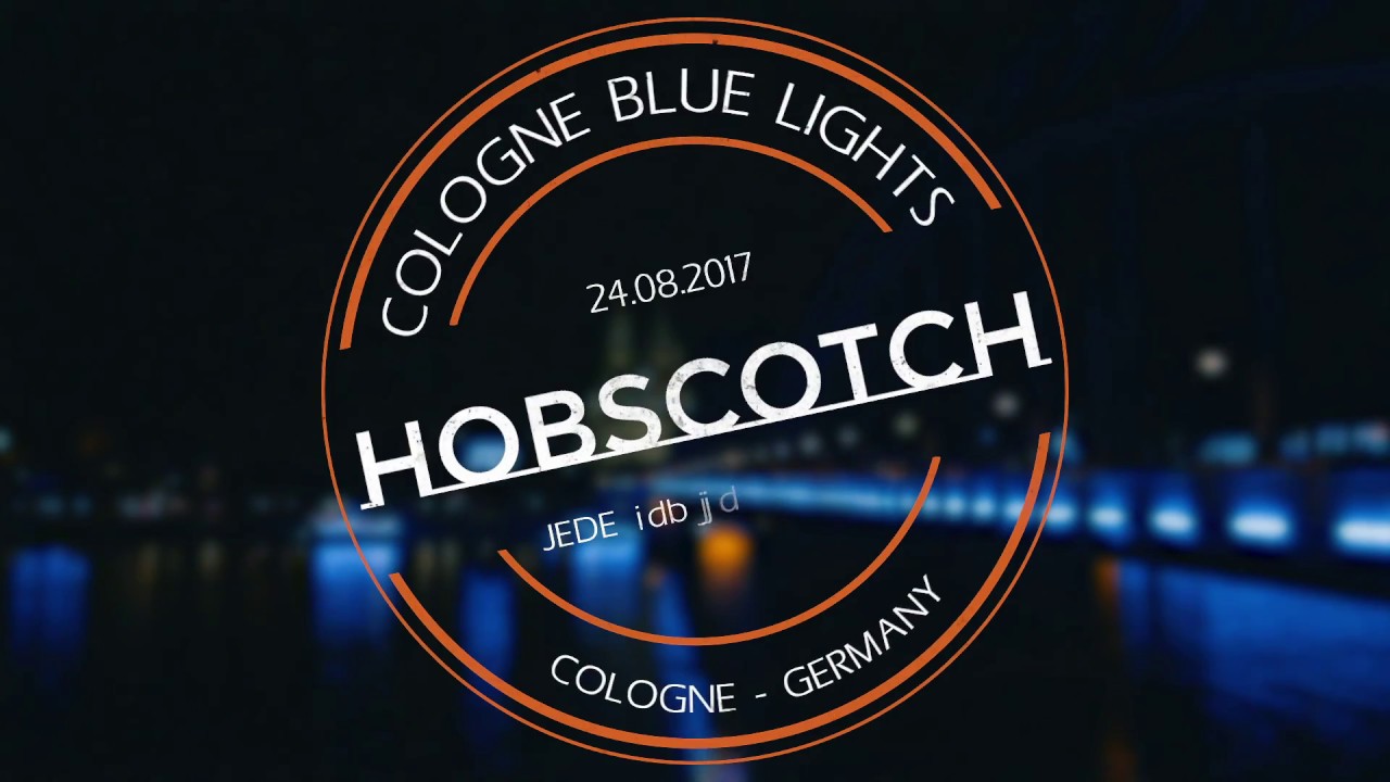 Cologne in blue light