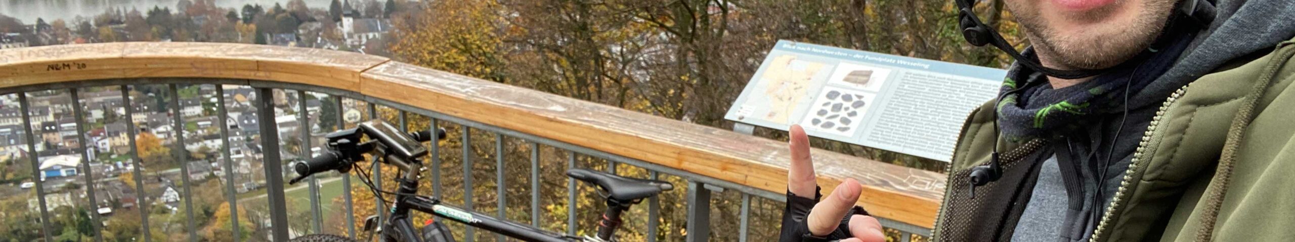 75 km auf dem Fahrrad für den Ausblick vom Skywalk Rabenlay