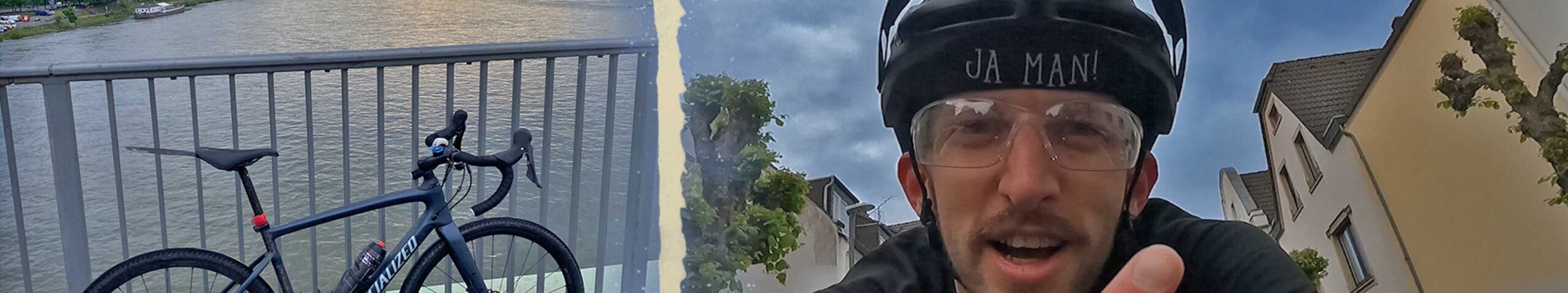 Kölner Fahrrad-Route am Rhein entlang | GoPro POV