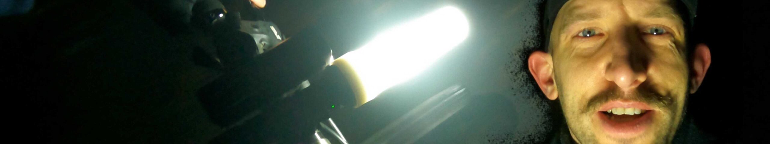 Nachts Fahrrad fahren mit Rucksack | 70 km MTB Pendler Tour