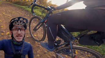 Gravel Bike Tour mit einer traurigen Nachricht