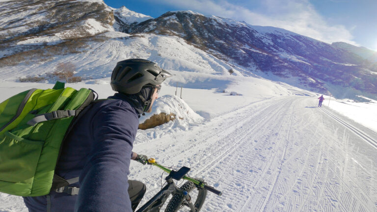 Fahrrad fahren im Schnee | FATBIKE Winter Tour Ischgl - Bielerhöhe 🇦🇹